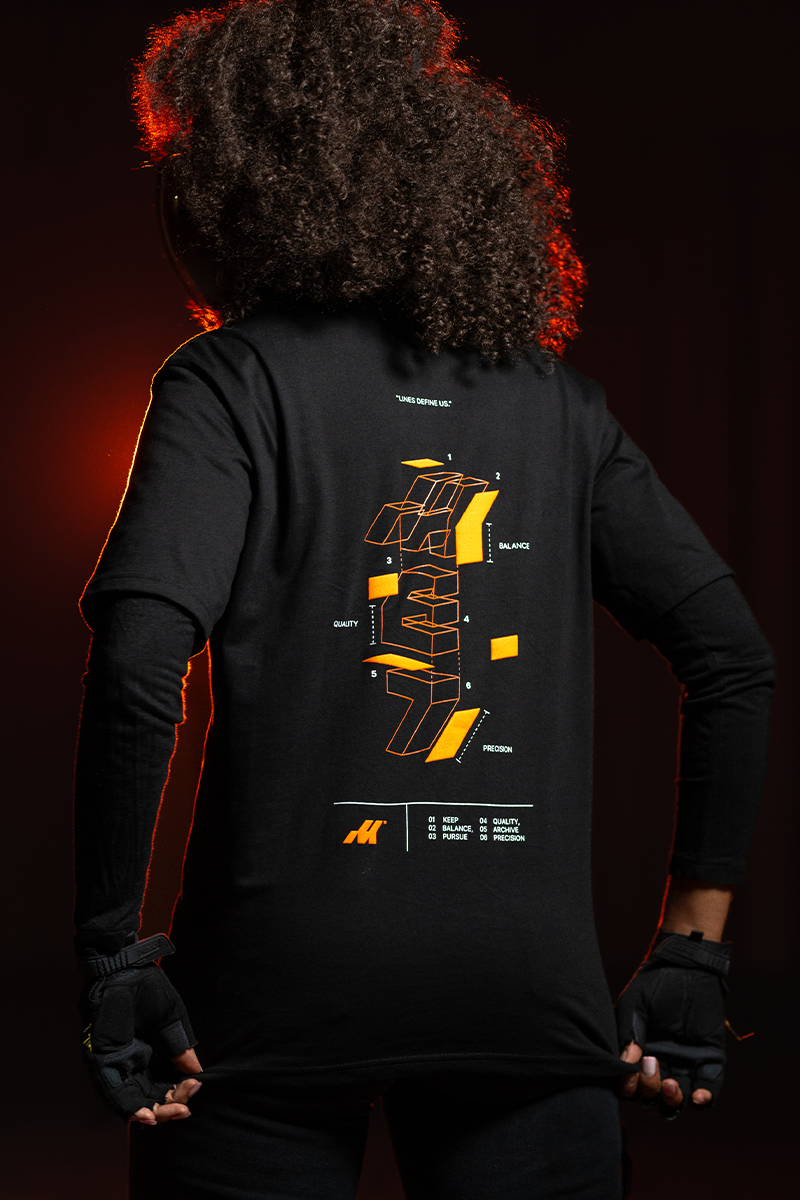 T-SHIRT BUILT TO INSPIRE - BLACK