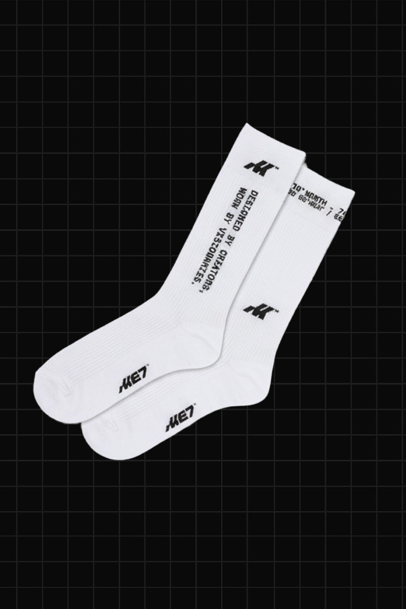 SOCKS LARGE - WHITE