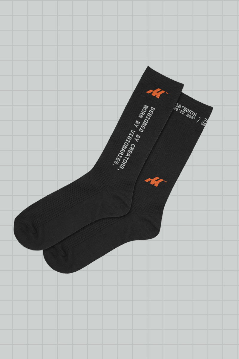 SOCKS LARGE - BLACK