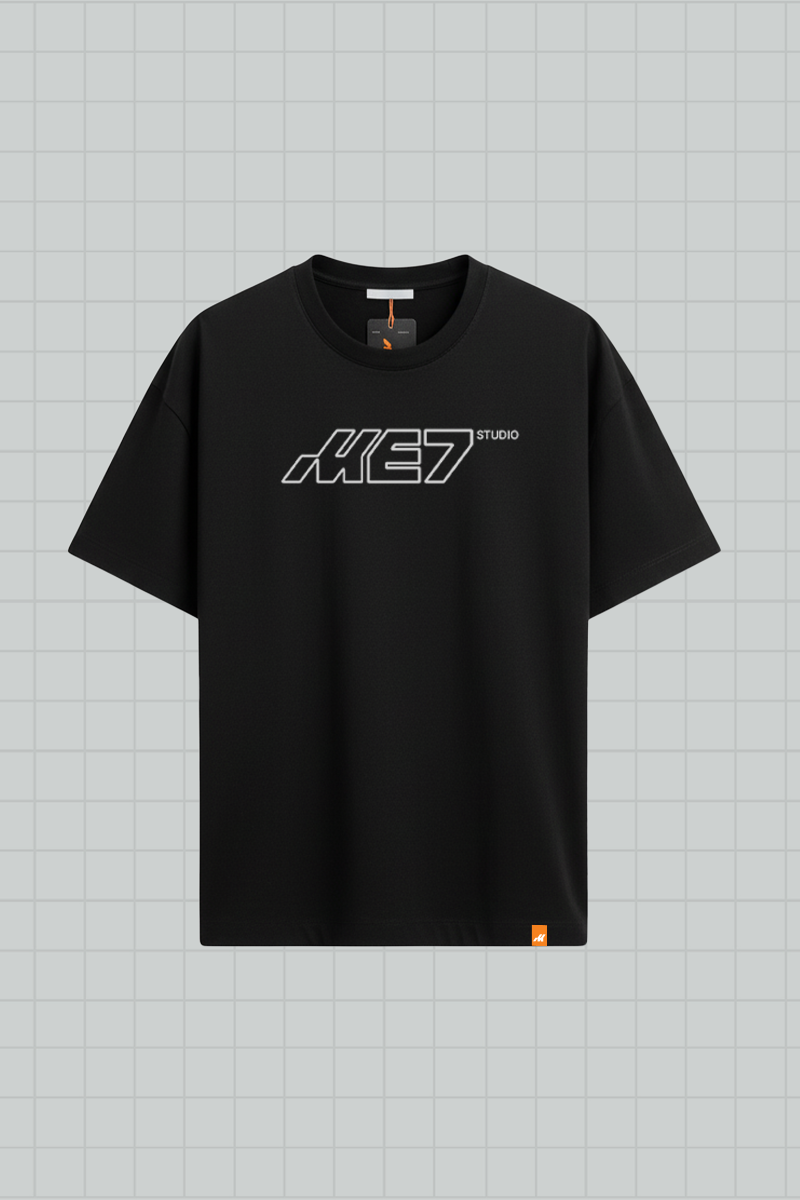 T-SHIRT BASIC ME7 - BLACK