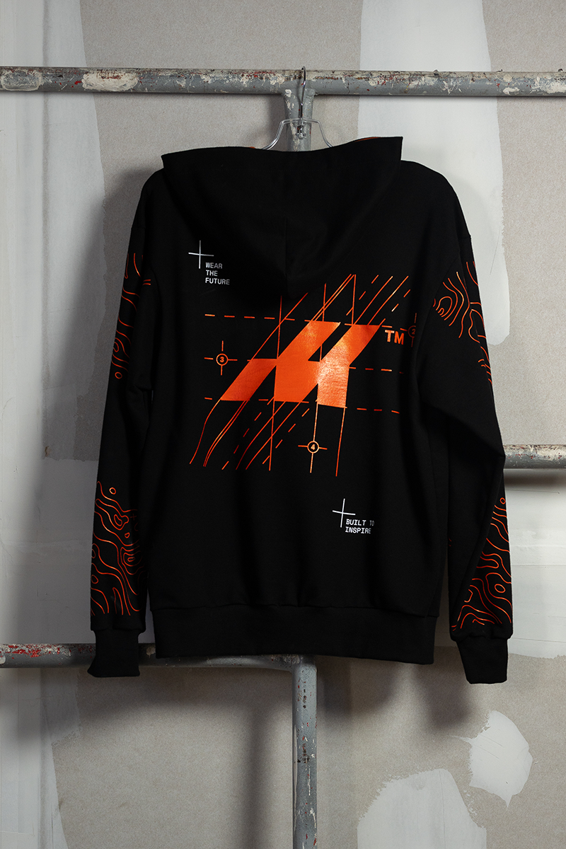 HOODIE FUTURE BUILDERS - BLACK