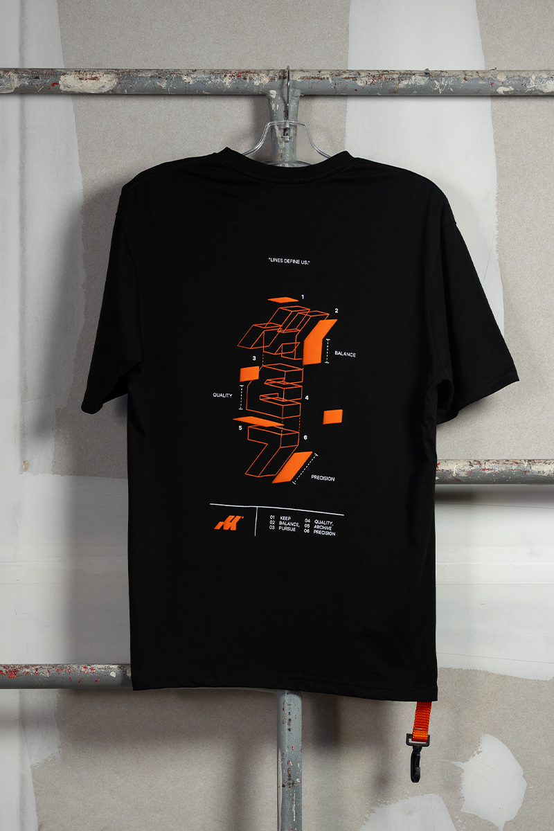 T-SHIRT BUILT TO INSPIRE - BLACK