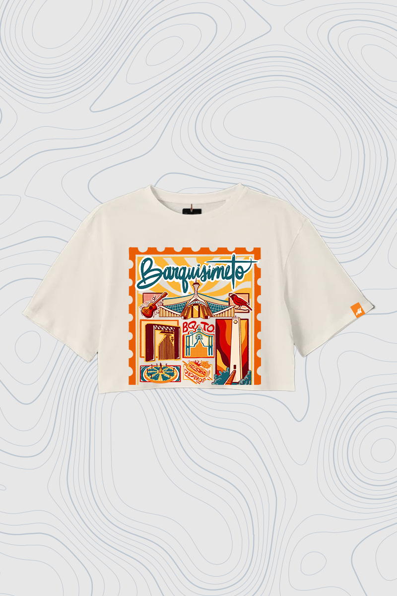Franela Oversize Crop Top «Barquisimeto» — P2 Territorios