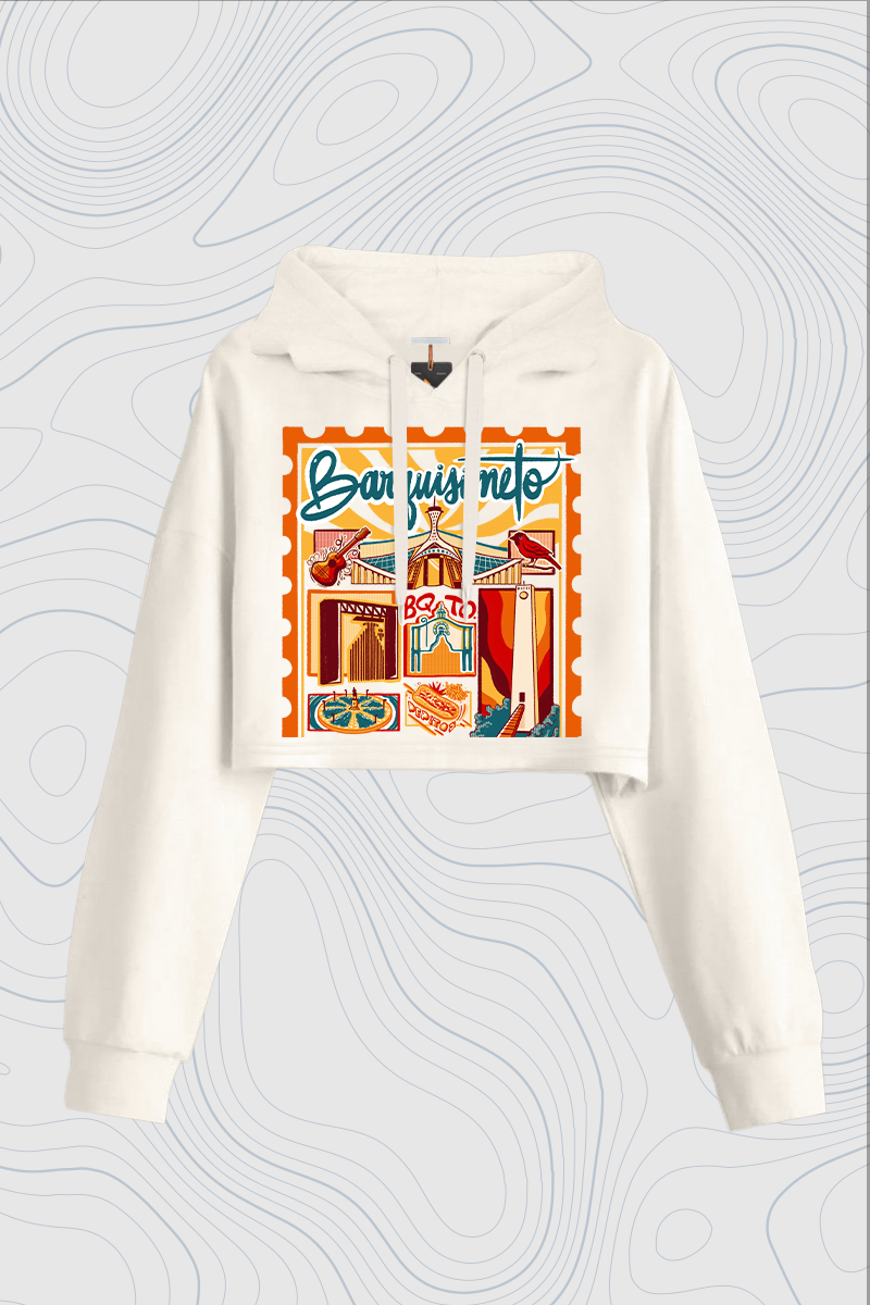 Crop Top Hoodie "Barquisimeto" — P2 Territories