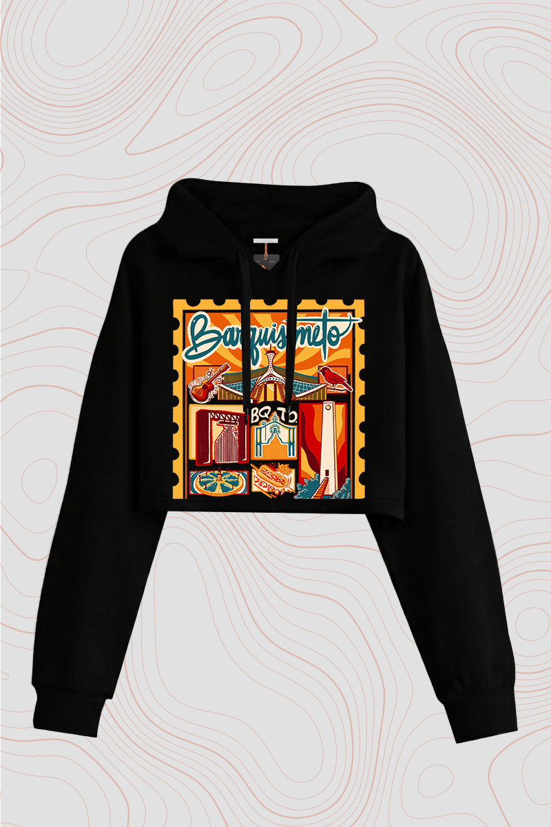 Crop Top Hoodie "Barquisimeto" — P2 Territories