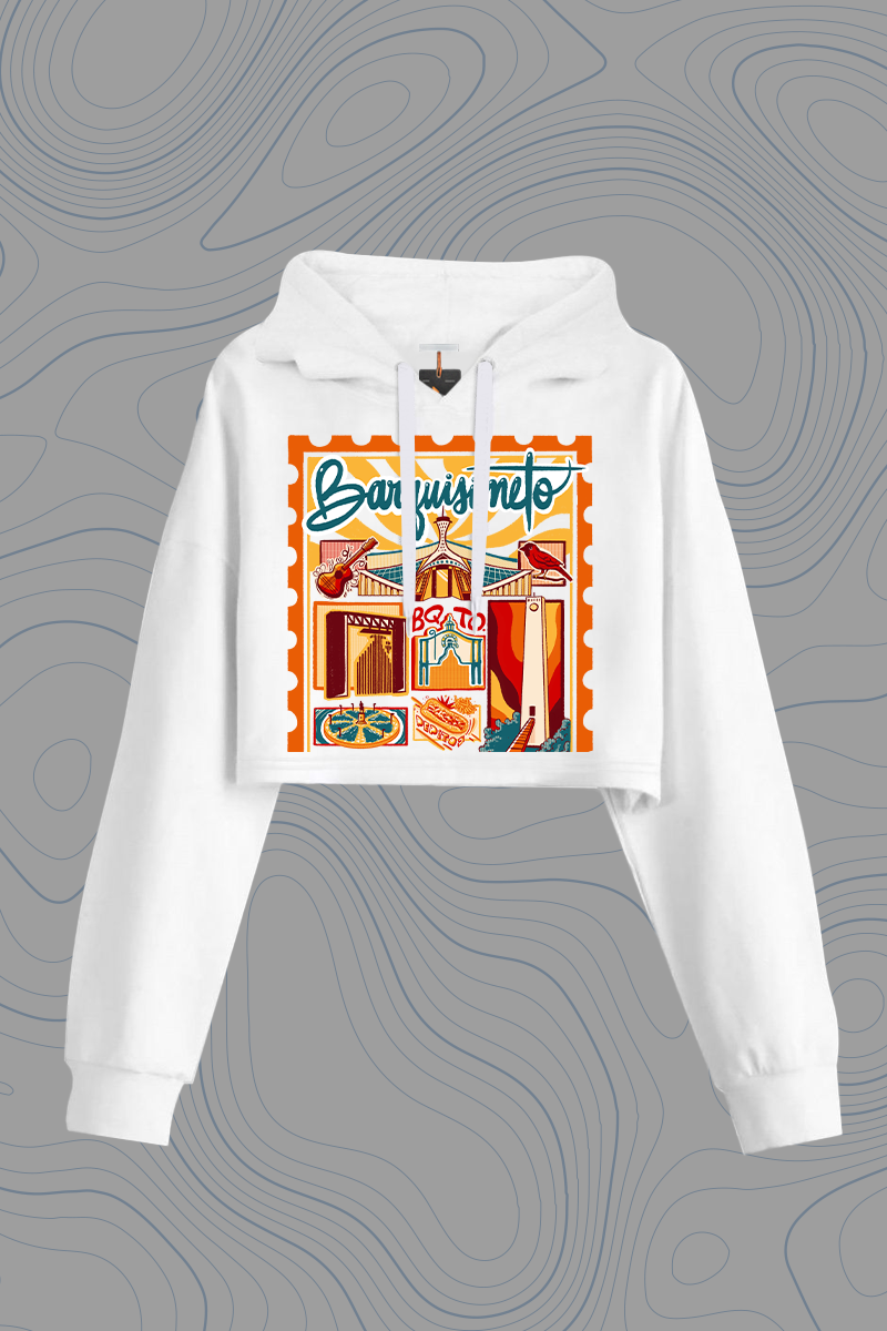 Crop Top Hoodie "Barquisimeto" — P2 Territories