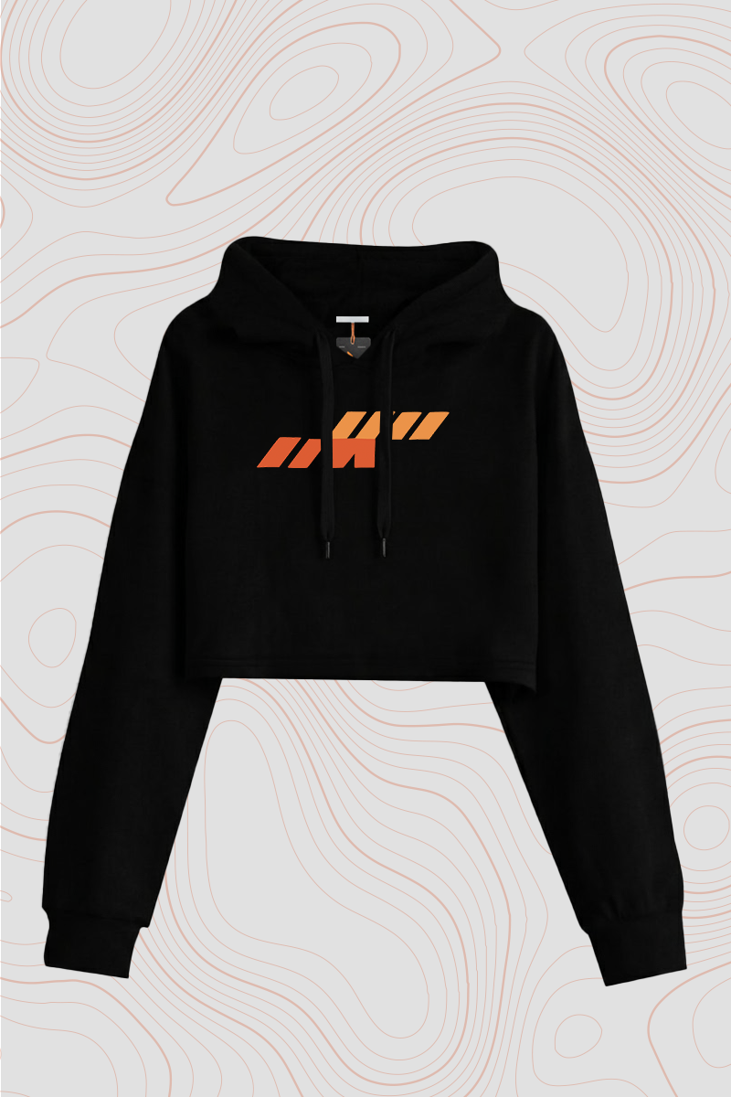 Hoddie Crop Top_Caracas_Phase II_Black 2