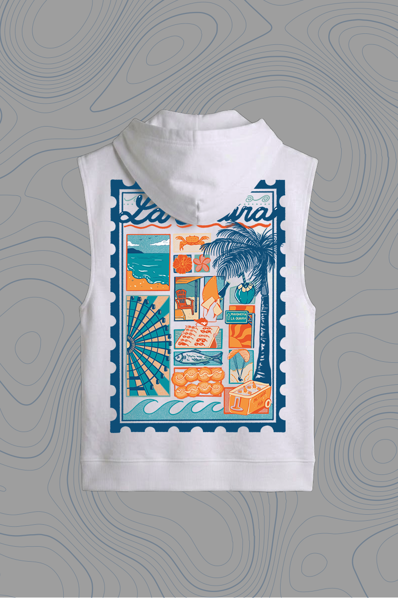 Hoddie Crop Top Sin mangas_La Guaira_Phase II_White