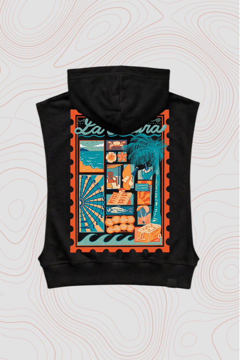 Hoodie Sin mangas Femenino «La Guaira» — P2 Territorios