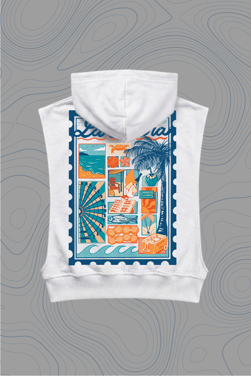 Hoodie Sin mangas Femenino «La Guaira» — P2 Territorios