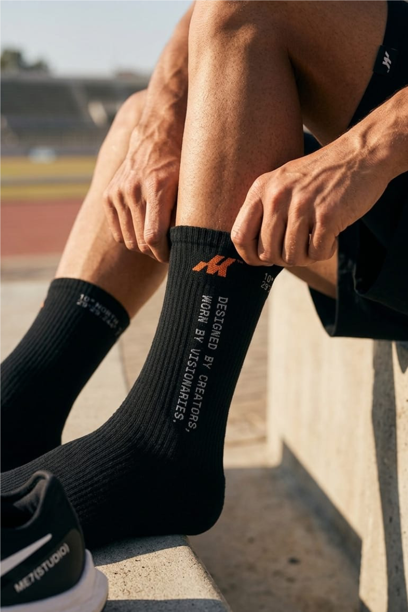 SOCKS LARGE - BLACK