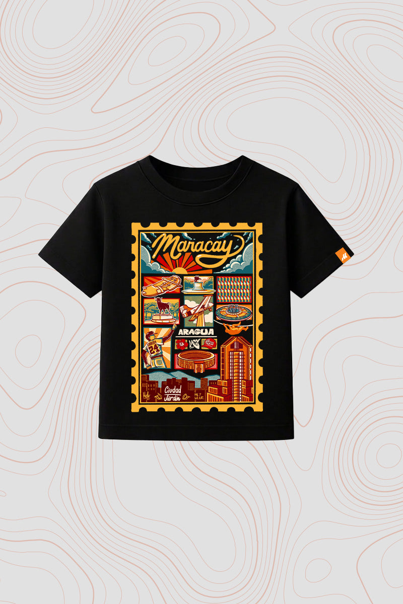 Franela Oversize Niños «Maracay» — P2 Territorios