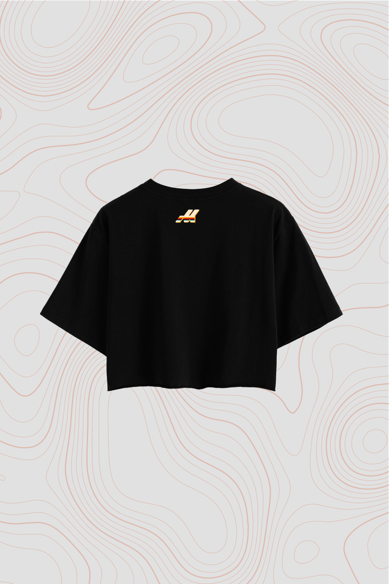 Franela Oversize Crop Top «Maracay» — P2 Territorios