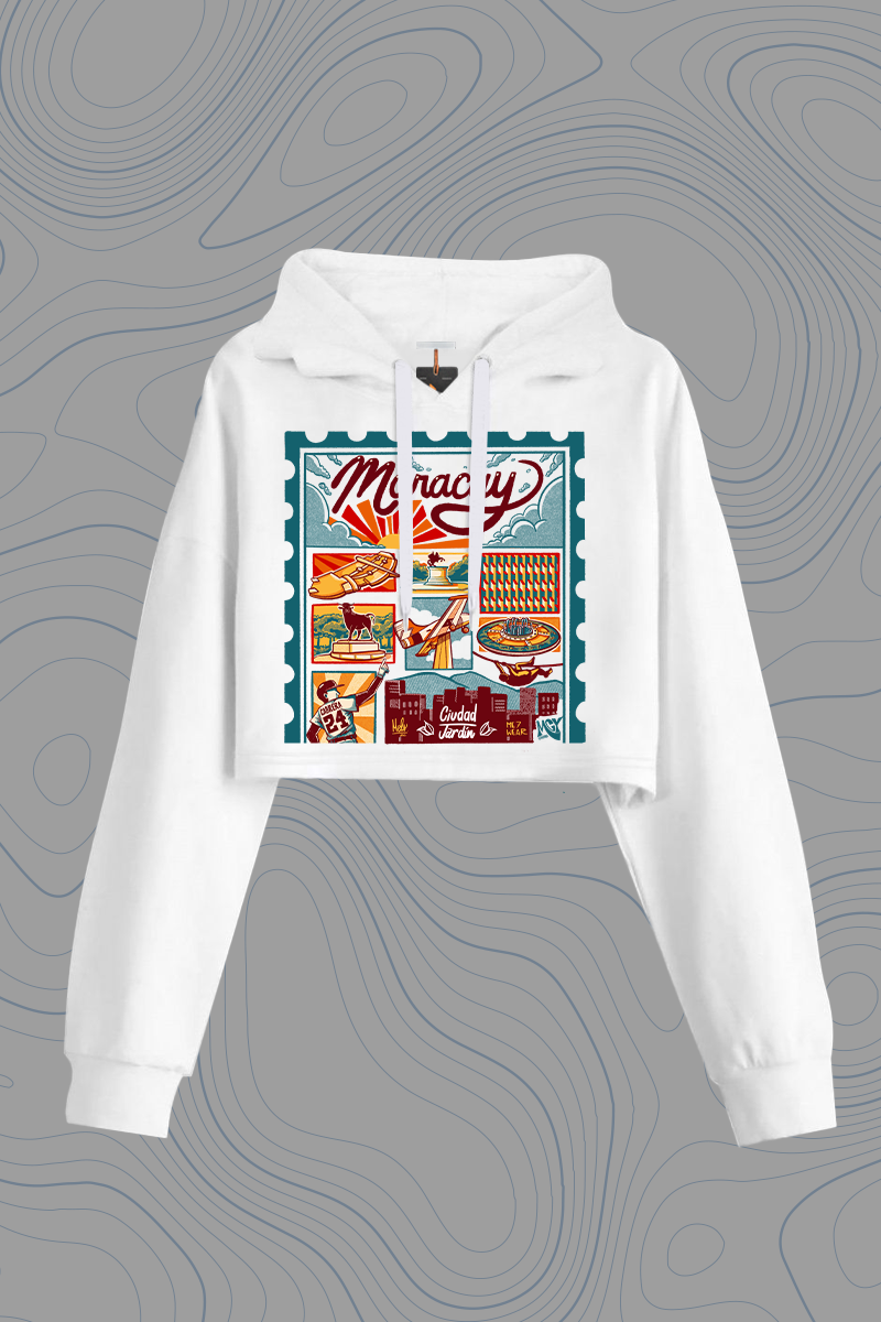 "Maracay" Cropped Hoodie — P2 Territories
