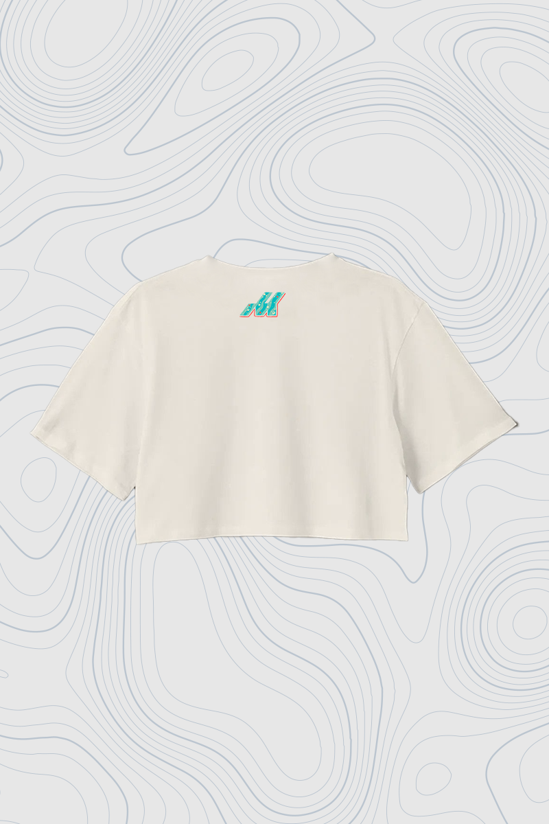 Franela Oversize Crop Top «Margarita» — P2 Territorios