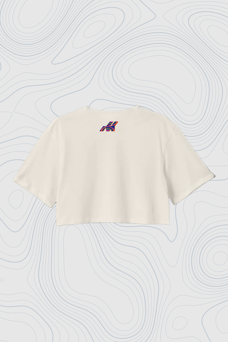 Oversize Flannel Crop Top "Daisy" — P2 Territorios