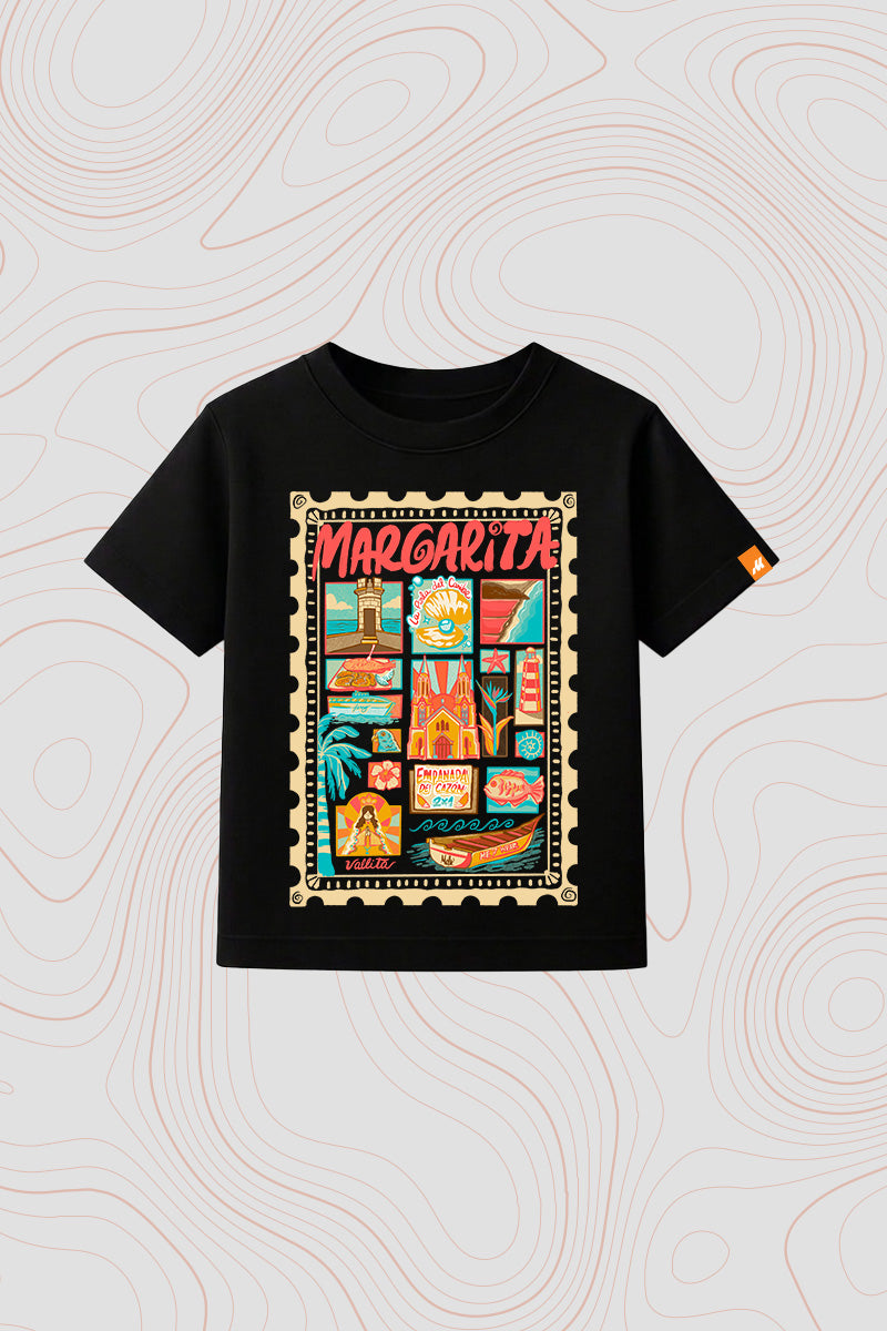 Franela Oversize Niños «Margarita» — P2 Territorios