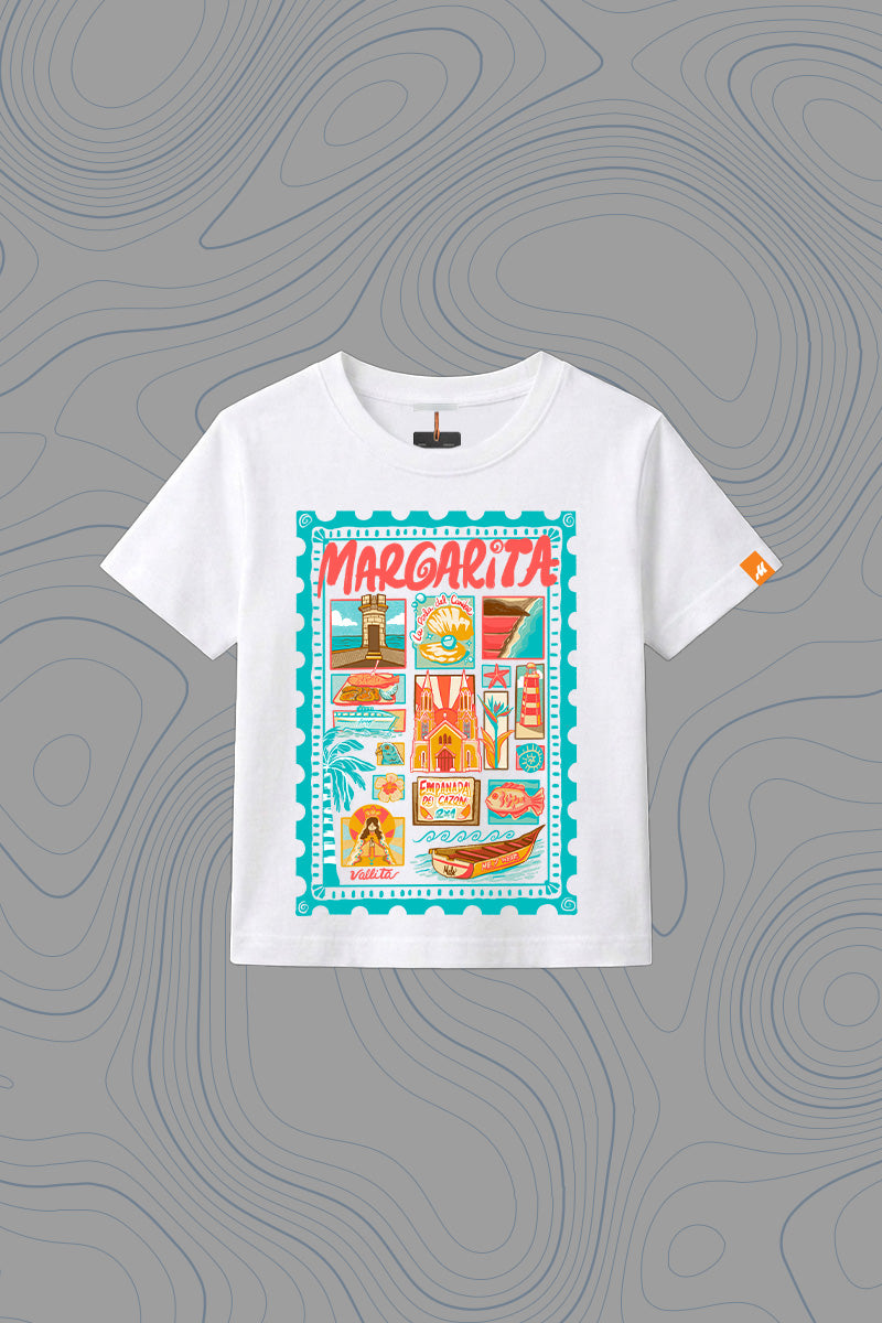Franela Oversize Niños «Margarita» — P2 Territorios