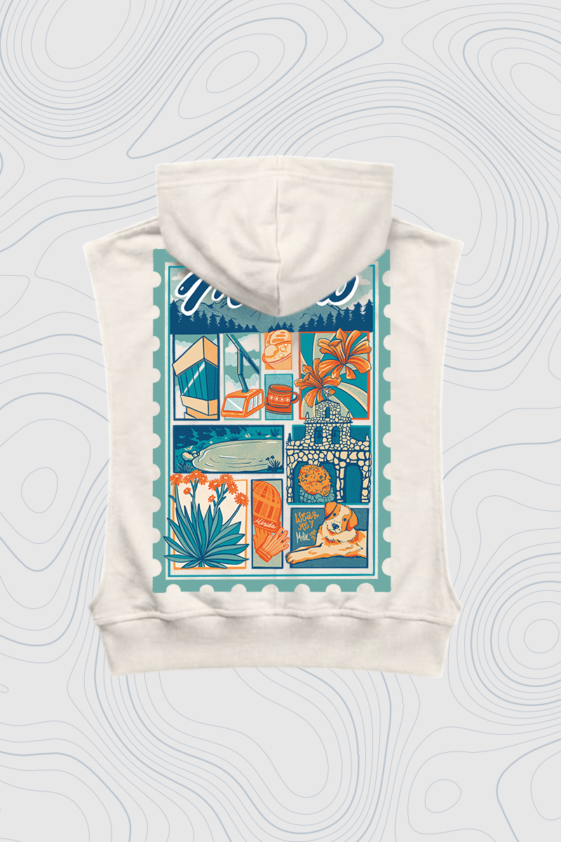 Hoodie Sin mangas Femenino «Mérida» — P2 Territorios