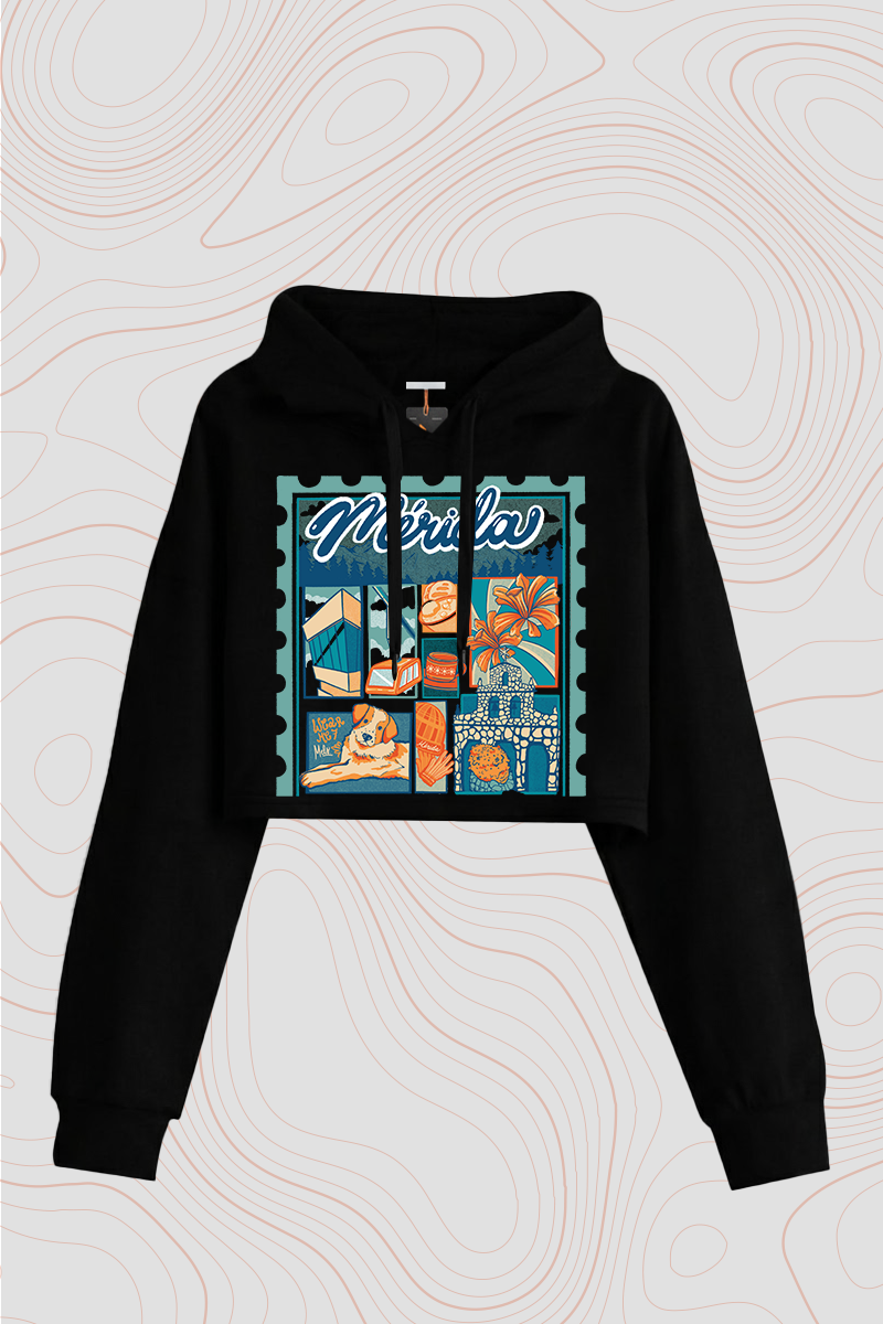 Hoddie Crop Top_Mérida_Phase II_Black