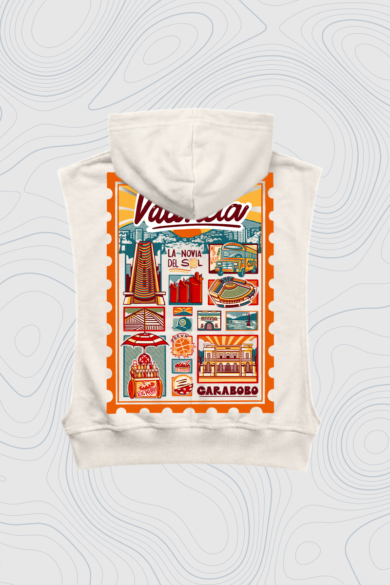 Hoodie Sin mangas Femenino «Valencia» — P2 Territorio