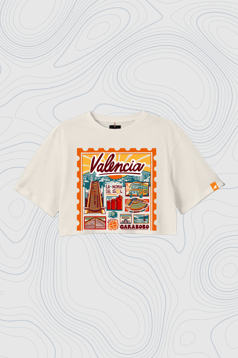 Franela Oversize Crop Top «Valencia» — P2 Territorios