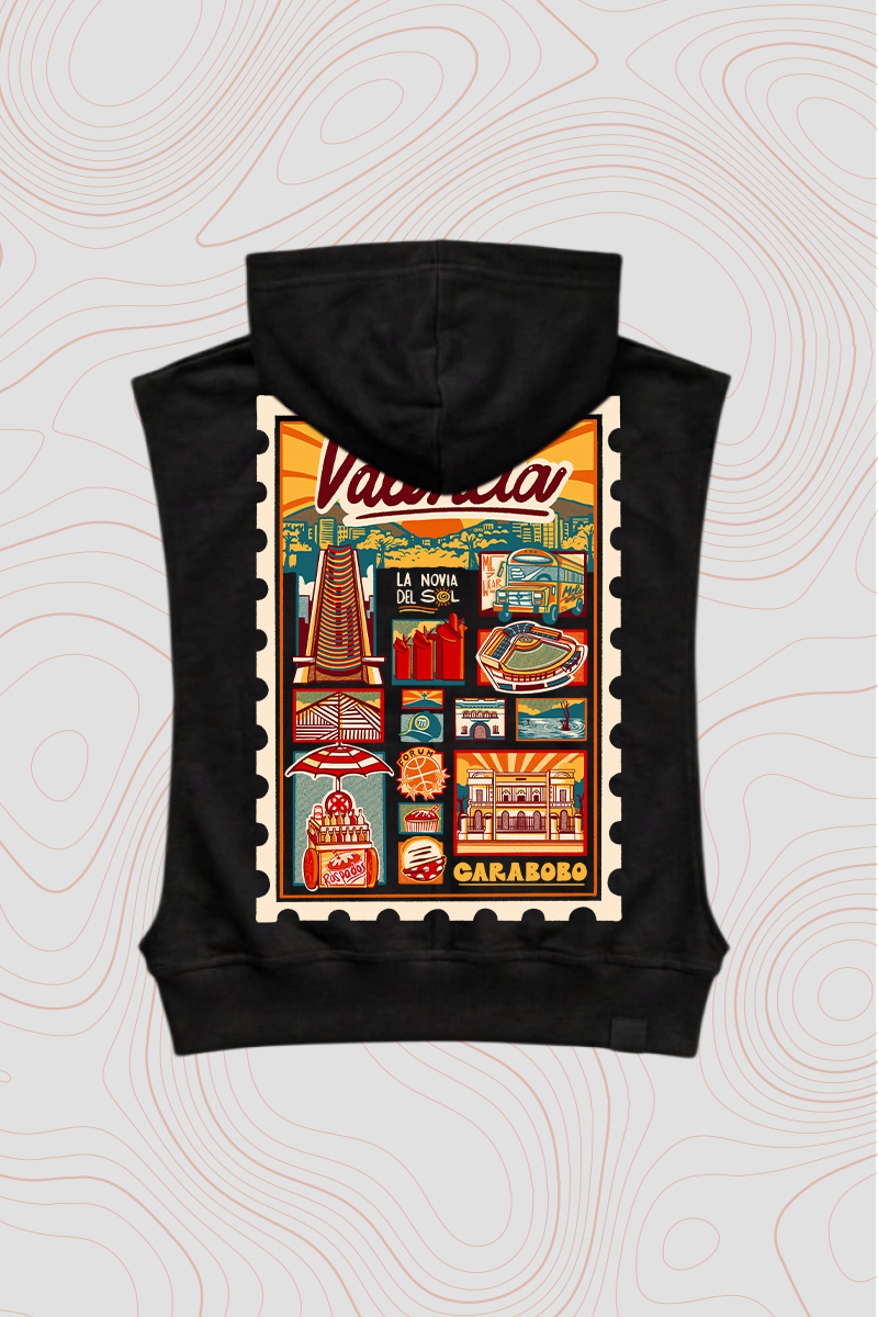 Hoodie Sin mangas Femenino «Valencia» — P2 Territorio